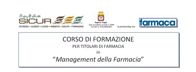 management della farmacia